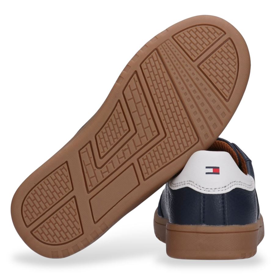 Sneakers stile retrò con dettagli neutri da bambino Tommy Hilfiger | T3X9340811269A474X